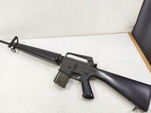 管理1114 COLT AR-15 M16A1 エアガン 全長約97cm 破損/パーツ欠品あり 未確認 ジャンク