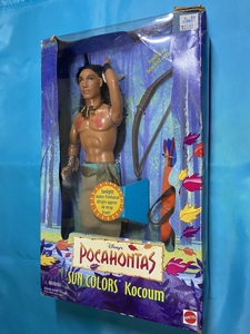 ココアム●ジョンスミス ●クラシックドール ●人形●フィギュア　ディズニー　1995 Mattel Disney Pocahontas Kocoum Sun colors Doll 