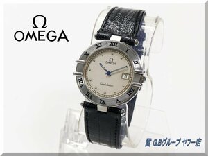 ☆OMEGA☆オメガ コンステレーション クオーツ フラットベゼル腕時計 送料無料!