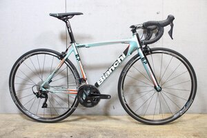 11Sカスタム!!■Bianchi ビアンキ MONO-Q フルカーボン SHIMANO 105 R7000 2X11S サイズ50 2011年 超美品