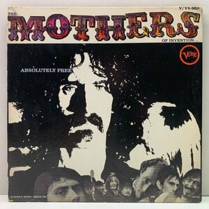 レアなモノラル!! MONO 初版 T字青ラベ USオリジナル THE MOTHERS OF INVENTION Absolutely Free (Verve V-5013) FRANK ZAPPA 自由な世界