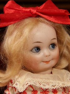 アンティーク Armand Marseille Googly Eyes Doll 17cm　可愛い