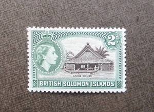 SOLOMON ISLANDS　　SCカタログ＃115　　2p　　未使用　　中古品