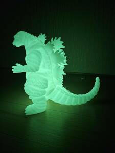 ソフビ Sofubi ゴジラ Marmit 22CM GLOW IN THE DARK GREEN