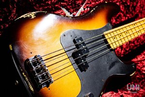 Fender Custom Shop S21 Limited 1958 Precision Bass Relic Faded/Aged Chocolate 3-Tone Sunburst 2021