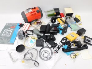 【色々セット/送料無料】SEA＆SEA YS-300TTL/SUB50/NIKON SB-25 ストロボ 防水ケース レンズ等 水中カメラ まとめ売り中古ジャンク動作不明