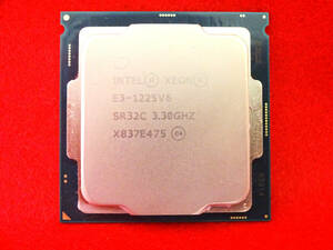 Intel Xeon E3-1225V6 processor 3.3 GHz CPU