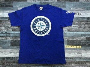 MLB シアトル・マリナーズ メンズ プリント 半袖Tシャツ M 青