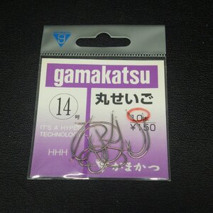 gamakatsu がまかつ 丸せいご 白 14号 10本 ※未使用在庫品 (33m0406) ※クリックポスト