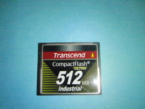 T002-01 Transcend製CFカード ULTRA 512MB Industrial