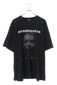 ヴェトモン VETEMENTS 17AW RAMMSTEIN PRINTED T-SHIRT MAH18TR27 サイズ:XS オーバーサイズラムシュタインプリントTシャツ 中古 SS13