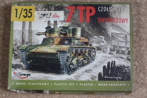 ◎送料無料！ミラージュ1/35　ポーランド軽戦車７TP双砲塔型　#　35302