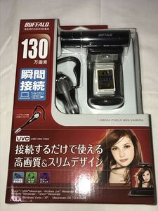 Y 家電８★未開封！★BUFFALO　WEBカメラ 130万画素　BSW13K02H　デジタル映像機器　未使用　未検品　現状