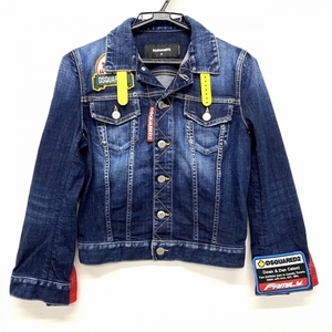 ディースクエアード DSQUARED2 Gジャン/デニムジャケット サイズ38 S S72AM1042 Baseball Cap Jean Jacket ブルー×レッド×マルチ 帽子