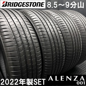 22年製8.5～9分山★235/60R18 ブリヂストン ALENZA 001 4本 №240729-S2 レクサスRX NX/X-TRAIL/CR-V/ベンツ GLC/アウディ Q5等*18インチ