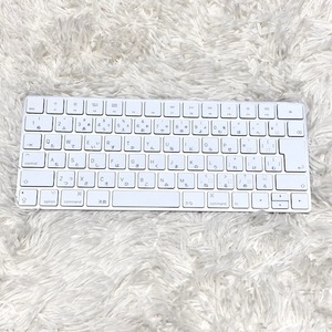 美品 純正品 アップル Apple マック Mac マジック キーボード Magic Keyboard A1644 ワイヤレス ホワイト WHITE USED品