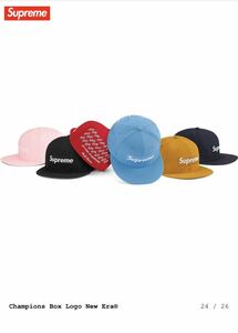 Supreme Champions Box Logo New Era Black 7 1/4 small シュプリーム　チャンピオンズ　　ボックス　ロゴ　ニューエラ　新品　未使用