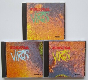 【送料無料】Industrial Virus 3枚組 New Order KMFDM Meat Beat Manifesto Pig Swamp Terrorists Cabaret Voltaire Skinny Puppy