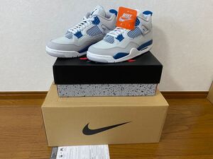 ★新品★ 28.5cm Nike Air Jordan 4 Retro Industrial Blue US10.5 FV5029-141 ナイキ エア ジョーダン インダストリアルブルー chicago