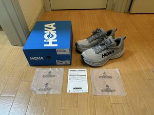 26.5cm HOKA ONEONE M BONDI 8 BONDI8 ホカ オネオネ ボンダイ8 ボンダイ8 シャークスキン/Hミスト ライトグレー レギュラー 1123202/SHMS