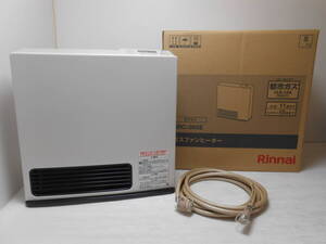 西∞G5　Rinnai ガスファンヒーター SRC-365E 都市ガス 12A/13A 2021年製 通電のみ確認 中古現状品 ホース付 リンナイ 暖房 防寒