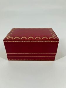 【1】時計ケース　ウォッチケース　小物入れ　空箱 カルティエ Cartier BOX レッド 時計用　ブレスレット用　アクセサリー　中古　スイス製