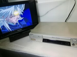 SONY　ソニー　 ビデオカセットレコーダー SLV-NR500　2002年製 　簡単な再生確認済 　一部ツマミ欠品【ジャンク】