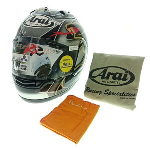 希少 Arai フルフェイスヘルメット RX-7 RR4 57.58cm M相当 松戸 レプリカ MATSUDO コブラ スネーク デザイン 現状 ジャンク 中古