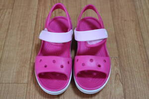 ★★★crocs クロックス★サンダル クロックバンド キッズ★C3 21cm ピンク★★★