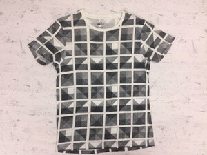 ユニクロ UNIQLO SPRZ NY コラボ MoMA アーティスト 幾何学模様 現代アート 半袖Tシャツ メンズ コットン100% S 白黒