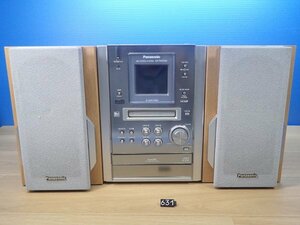 [中古品]Panasonic[パナソニック]　SA-PM37MD MD/CD/カセット/FM/AM ミニコンポ　ジャンク品　631