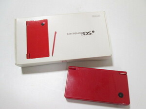 [BY9409 jn1] Nintendo ニンテンドー DS i TWL-001 レッド 赤　任天堂 ゲーム 　箱付き　動作未確認