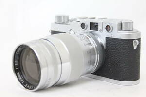 【返品保証】 Leotax Canon Lens 135mm F3.5 ライカLマウント カメラ v9922