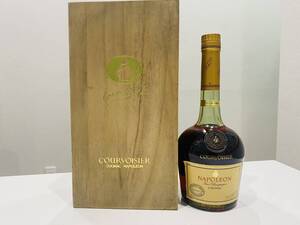 M329 1円～ NAPOLEON COGNAC 700ml ナポレオン COURVOISIER コニャック クルボアジェ 木箱付き 未開栓