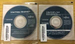 FUJITSU FMV-LIFEBOOK D5270 リカバリディスク windows vista business 32-bit CA41534-2031 ２枚　中古