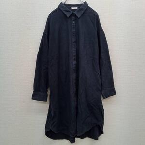 シネマクラブ(LL)ロングシャツ＊トップス＊シャツ＊長袖＊コットン＊秋服