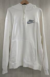 冬 Supreme×NIKE シュプリーム×ナイキ Half Zip Hooded Sweatshirt スネークロゴ ハーフジップ 21SS コラボ パーカー XL ホワイト 白