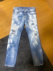 DSQUARED2 ディースクエアード ジーンズ デニムパンツ ユーズド加工 ダメージ加工　22SS サイズ44 SKATER スケーター　JEAN