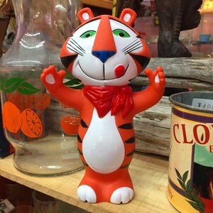 Kellogg ケロッグ Tony the Tiger トニー ザ タイガー ソフビ コインバンク 貯金箱 スタチュー アメリカン雑貨