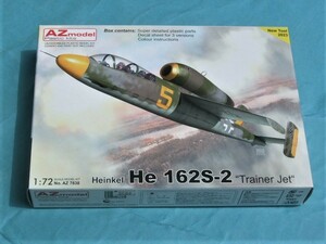 AZmodel 1/72 7838 ハインケルＨe１６２Ｓ‐２　トレイナージェット