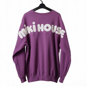 miki HOUSE ミキハウス オーバーサイズ トレーナー　ビッグロゴ スウェット mikihouse Lサイズ 希少　Z400FX