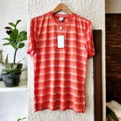 メンズXL 新品 アルマーニコレツォーニ Tシャツ オレンジ