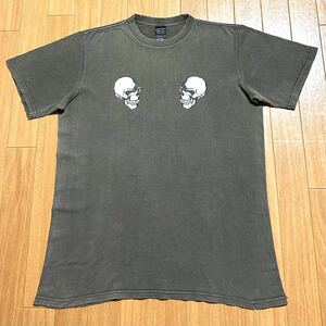 Number (N)ine 04ss ドリーム期 ダメージ加工 スカル プリント クラッシュ Tシャツ ナンバーナイン ギター skull clash archive 2004ss