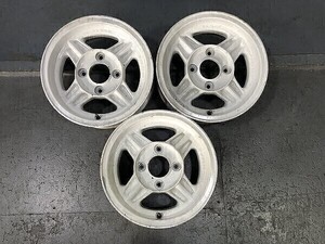 (W6G146-1)13x5JJ ALMEX オフセット15 4穴 PCD114.3 ハブ73