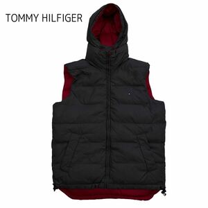 【TOMMY HILFIGER】リバーシブルダウンベスト　M