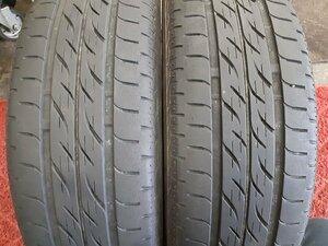 パF6149②■165/55R15 75V　2本のみ　BRIDGESTONE NEXTRY　送料無料 夏 ’18年 7分山 ワゴンR ムーヴ N-BOX デイズ スペーシア