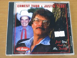 CD ERNEST TUBB / JUSTIN TUBB JUST YOU AND ME, DADDY 輸入盤 未開封