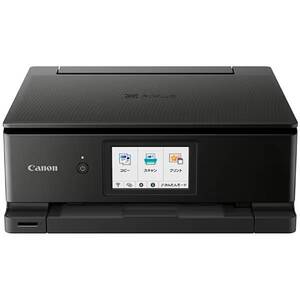 ★新品未開封 CANON キヤノン A4インクジェット複合機 PIXUS(ピクサス) TS8630BK [6色独立/Wi-Fi/L判印刷スピード約10秒/ブラック] 保証付