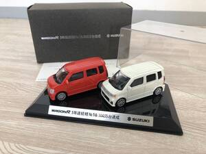 【希少品レア】スズキ　ワゴンR　5年連続軽No.1&300万台達成記念品　ミニカー　SUZUKI WAGON R【非売品】【美品】