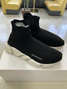 BALENCIAGA Speed Trainer Sneaker 483502 W05G0 1000 サイズ42 Black White 国内正規品 バレンシアガ スピード トレーナー